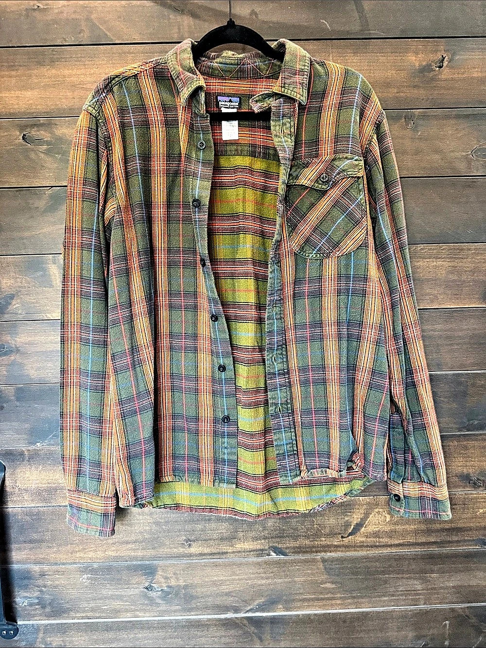 Patagonia Men's Long-Sleeved Organic Cotton Midweight Fjord Flannel Shirt Fjord